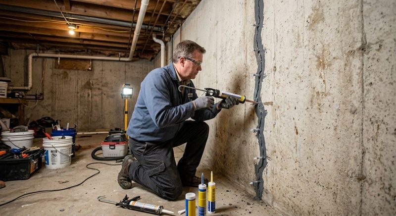 Basement Crack Repair in Broward County, FL