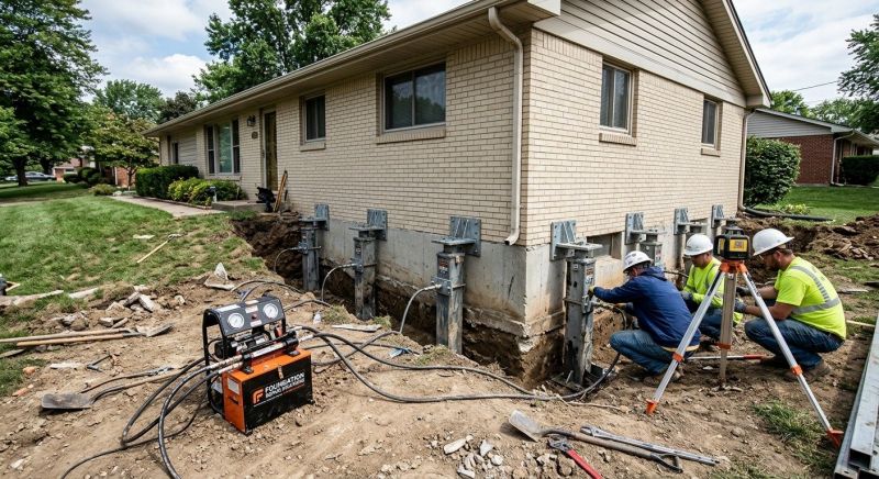 Foundation Pier Leveling in Broward County, FL