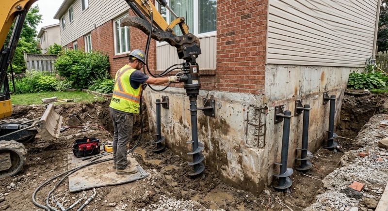 Helical Pile Installation in Broward County, FL