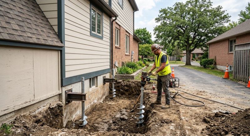 Helical Pile Installation in Broward County, FL