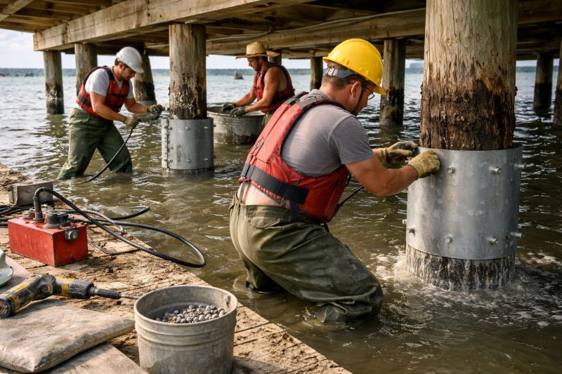 Piling Repair in Broward County, FL