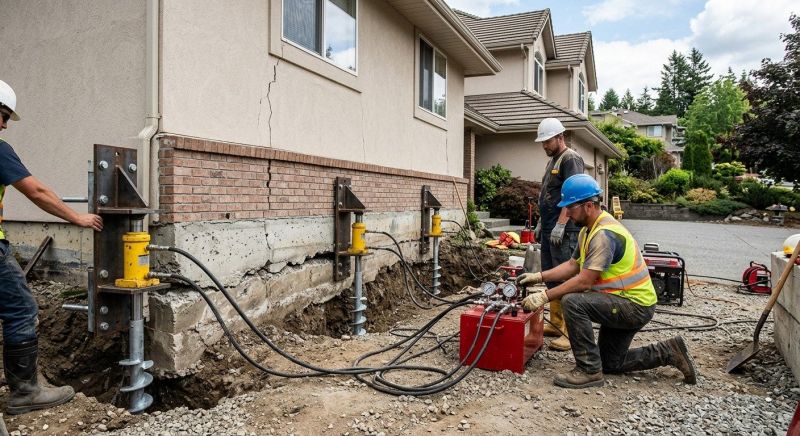 Sinking Foundation Lifting in Broward County, FL