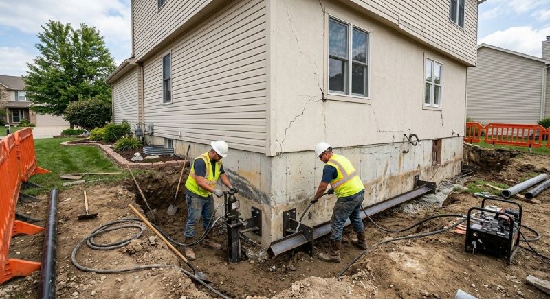 Sinking Foundation Repair in Deerfield Beach, FL