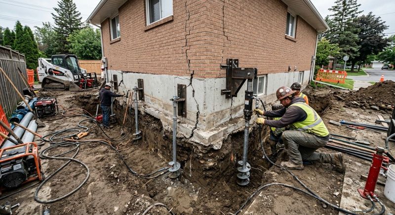 Sinking Foundation Repair in Broward County, FL
