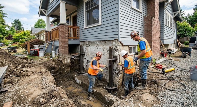 Sinking Foundation Repair in Pompano Beach, FL